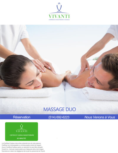 MASSAGE DUO 90 Minutes