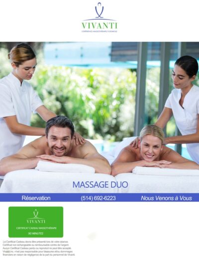 MASSAGE DUO 90 Minutes