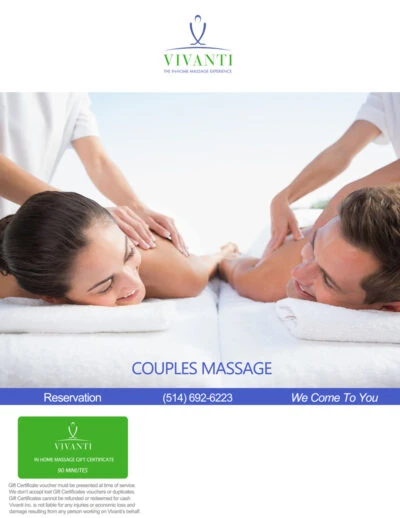 COUPLES MASSAGE 90 minutes